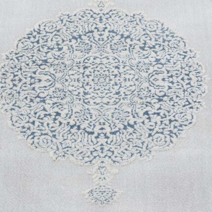 Covor Domino DS01B Gri/ Albastru - imagine 3