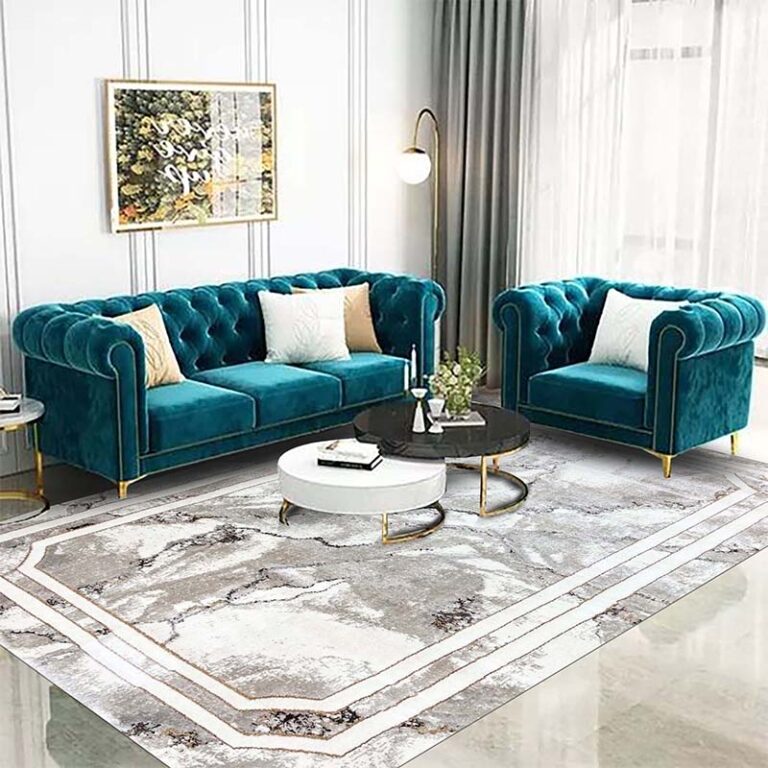 Covor Domino DS04A Bej/ Maro