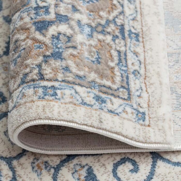 Covor Domino DS00B Gri/ Albastru - imagine 3