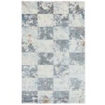 Covor Domino DS06 Gri/ Albastru - imagine 2