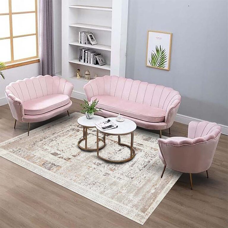 Covor Domino DS02 Bej/ Maro