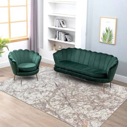 Covor Domino DS03 Bej/ Maro