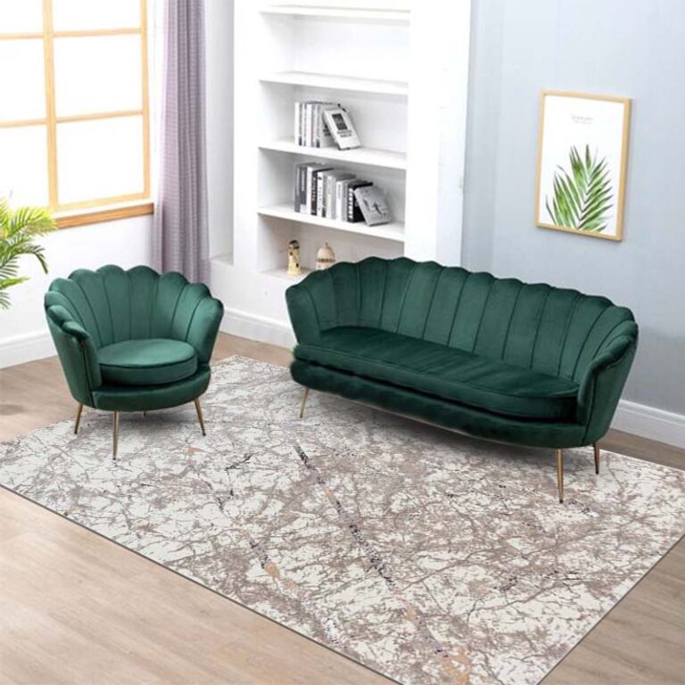 Covor Domino DS03 Bej/ Maro