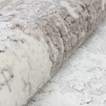 Covor Domino DS06 Bej/ Maro - imagine 5