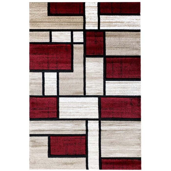 Covor Geometric SULTAN 37003A Rosu/Bej - imagine 2