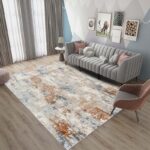 Covor Modern EFES cod: HE854 Cream/ Auriu