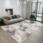 Covor Modern EFES cod: HE855 Cream/ Auriu