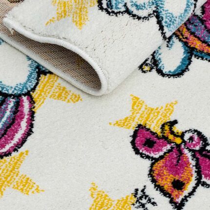 Covor pentru copii Polyanna cod: E3743 Alb/ Roz - imagine 6