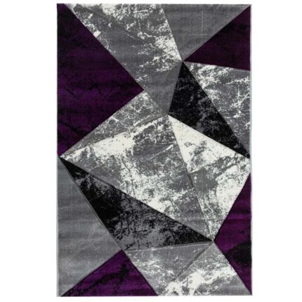 Covor Geometric SULTAN 38500A Gri/ Lila - imagine 2