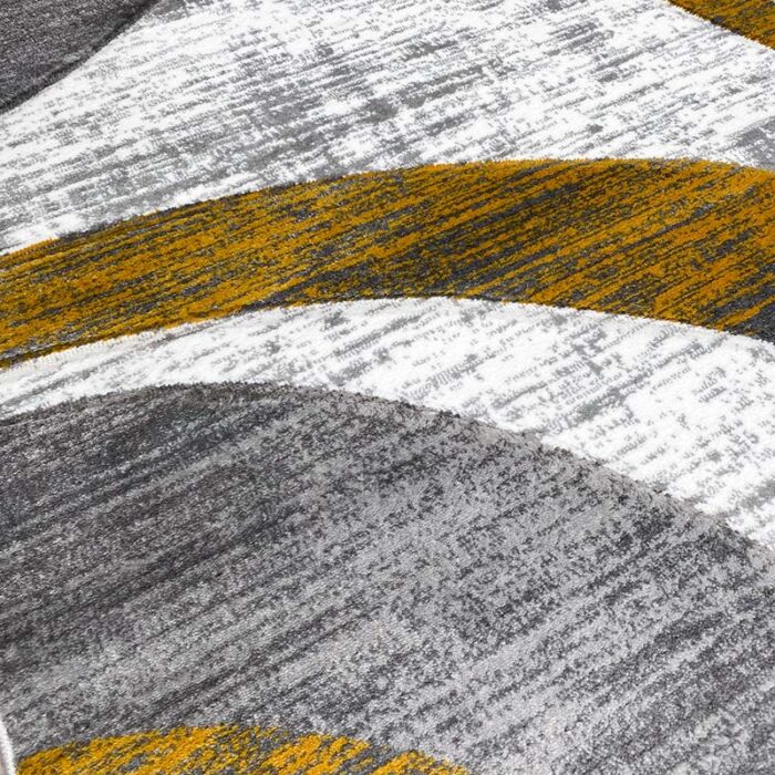 Covor Geometric SULTAN 38502A Mustar/ Gri - imagine 3