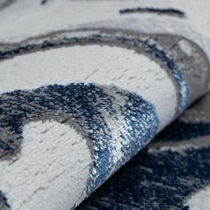 Covor Modern EFES cod: G6262 Gri/ Albastru - imagine 5