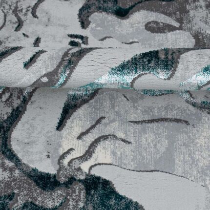 Covor Modern EFES cod: G6262 Gri/Verde - imagine 3