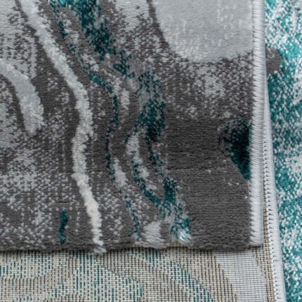 Covor Modern EFES cod: G6262 Gri/Verde - imagine 4