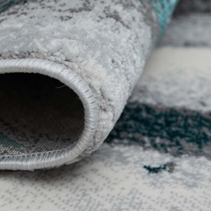 Covor Modern EFES cod: HE776 Gri/ Verde - imagine 7