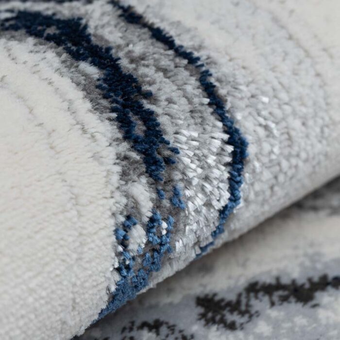 HE783 ALBASTRU 1 Covor Modern EFES cod: HE783 Gri/ Albastru - imagine 7