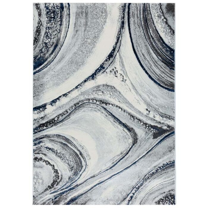 HE783 ALBASTRU Covor Modern EFES cod: HE783 Gri/ Albastru - imagine 2