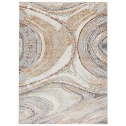 Covor Modern EFES cod: HE783 Crem/ Auriu - imagine 2