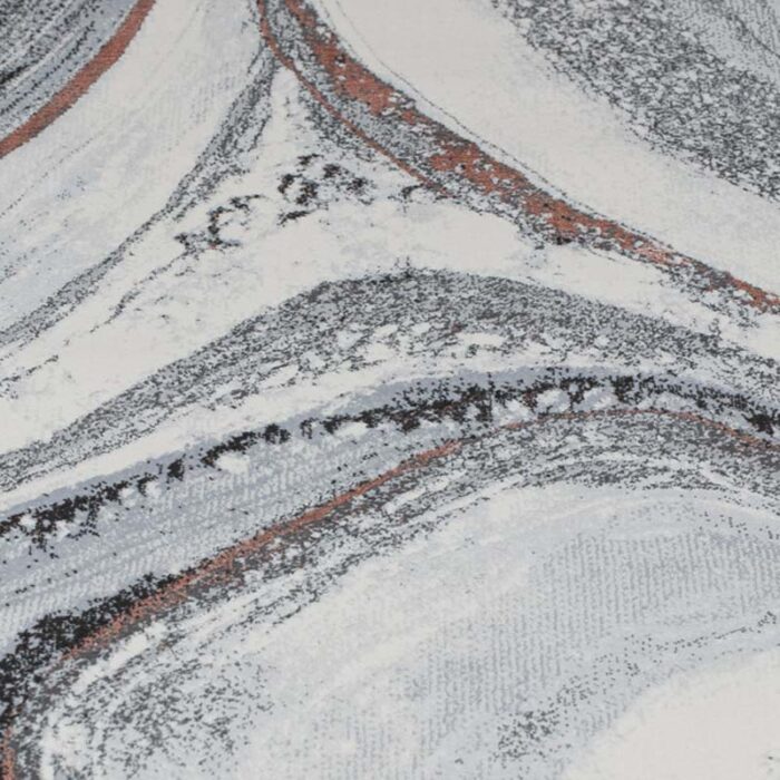 Covor Modern EFES cod: HE783 Gri/ Roz - imagine 3