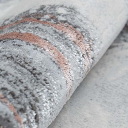 Covor Modern EFES cod: HE783 Gri/ Roz - imagine 5