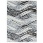 Covor Modern EFES cod: HE796 Gri/ Mustar - imagine 2