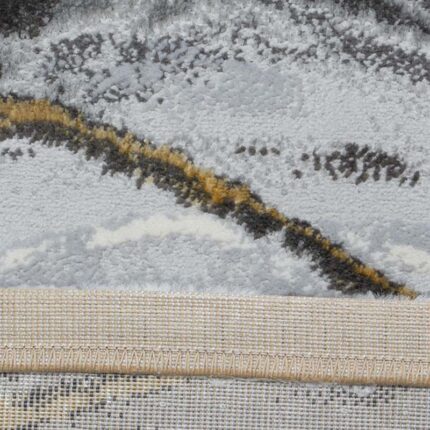 Covor Modern EFES cod: HE796 Gri/ Mustar - imagine 4