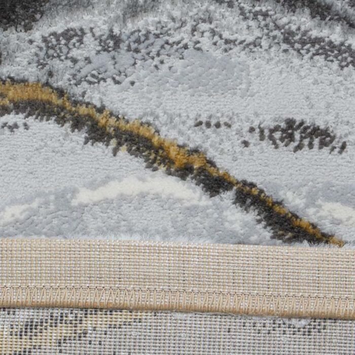 Covor Modern EFES cod: HE796 Gri/ Mustar - imagine 4