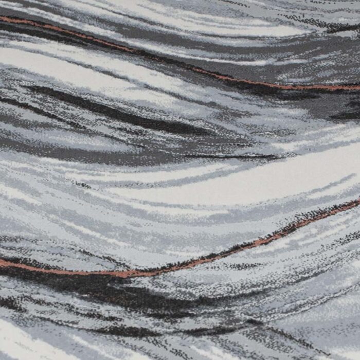 Covor Modern EFES cod: HE796 Gri/ Roz - imagine 3