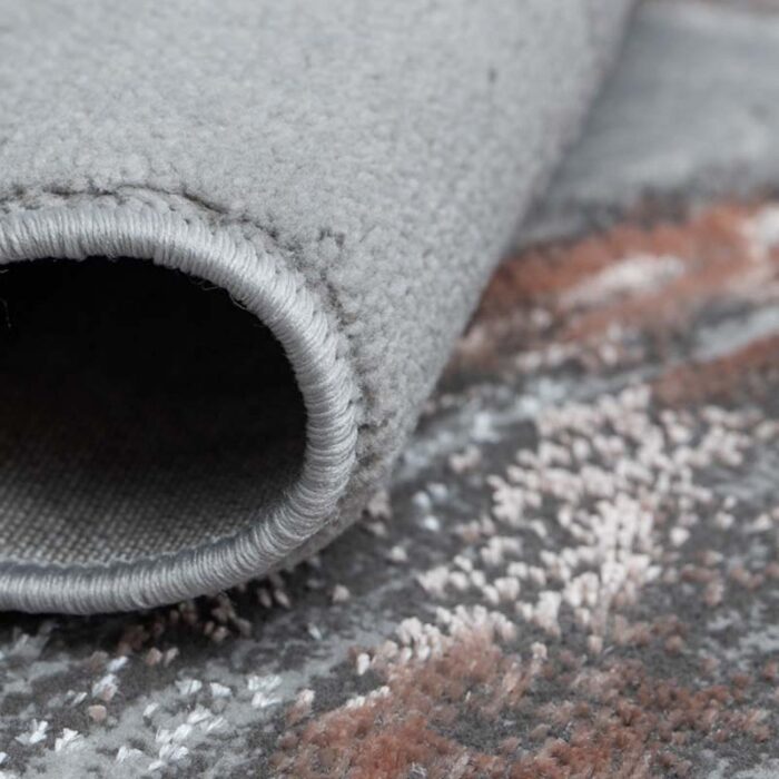 Covor Modern EFES cod: HE776 Gri/Roz - imagine 3