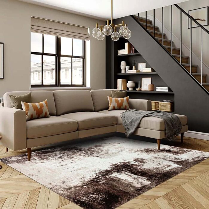 Covor Living NOVA 51275B Maro/Bej - imagine 1