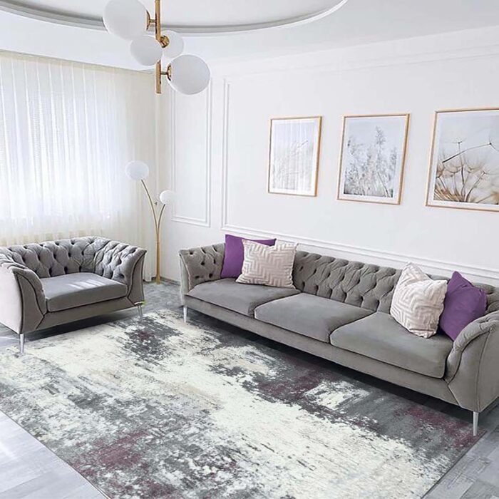 Covor Living NOVA 51275B Lila/Gri - imagine 1