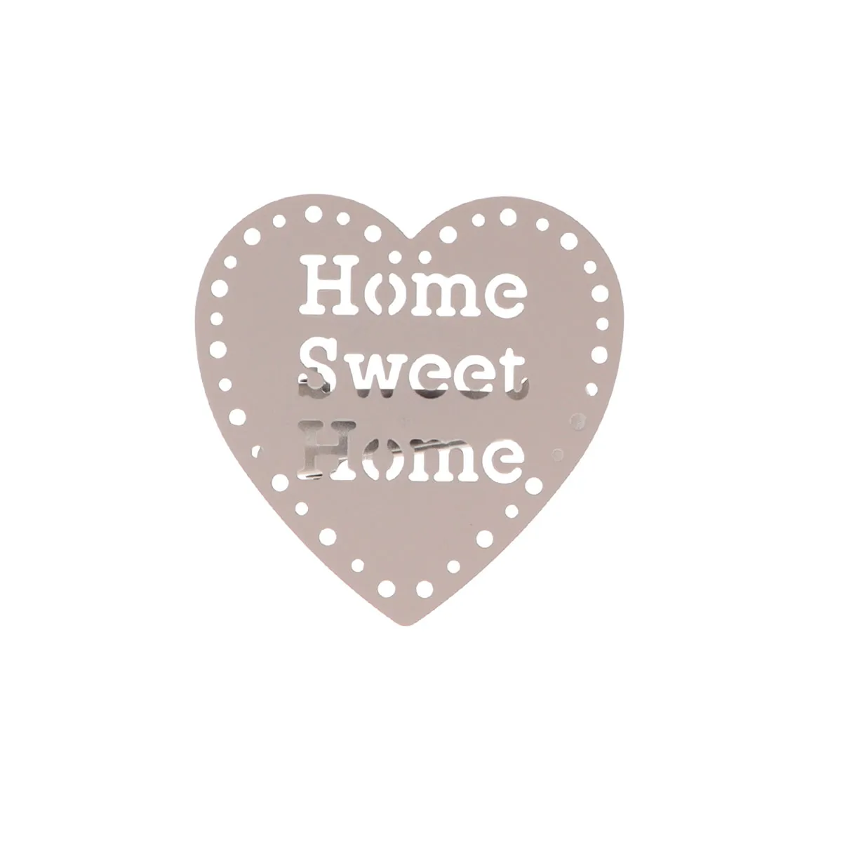 309863 CLEMĂ DECORATIVĂ PERDELE ȘI DRAPERII/ SET CLIP METAL HOME / BEJ, COMPOZITIE METAL - imagine 1