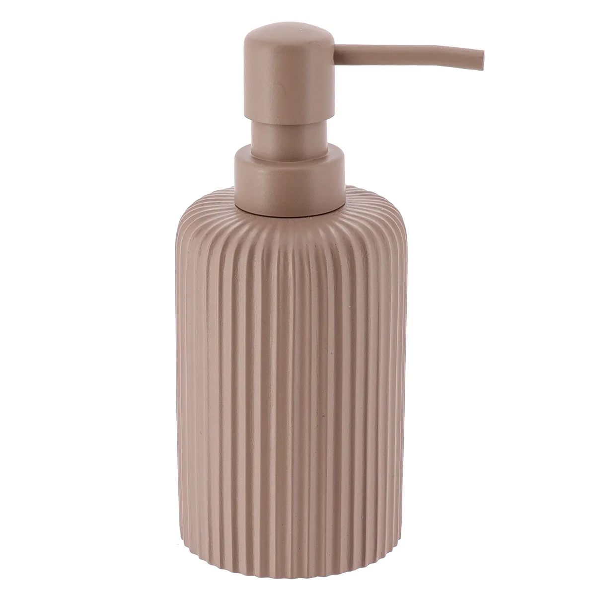 62103166 DISPENSER SĂPUN POLIRĂȘINĂ STRIATII 230 ML - CAPPUCCINO - imagine 1