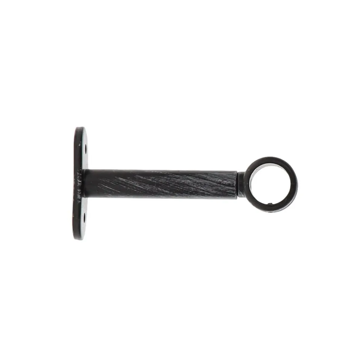 720396 SET CONSOLĂ GALERIE SIMPLĂ INCHISA EXT FI20/9 CM – NEGRU/ARGINTIU COMPOZIȚIE FIER FORJAT - imagine 1