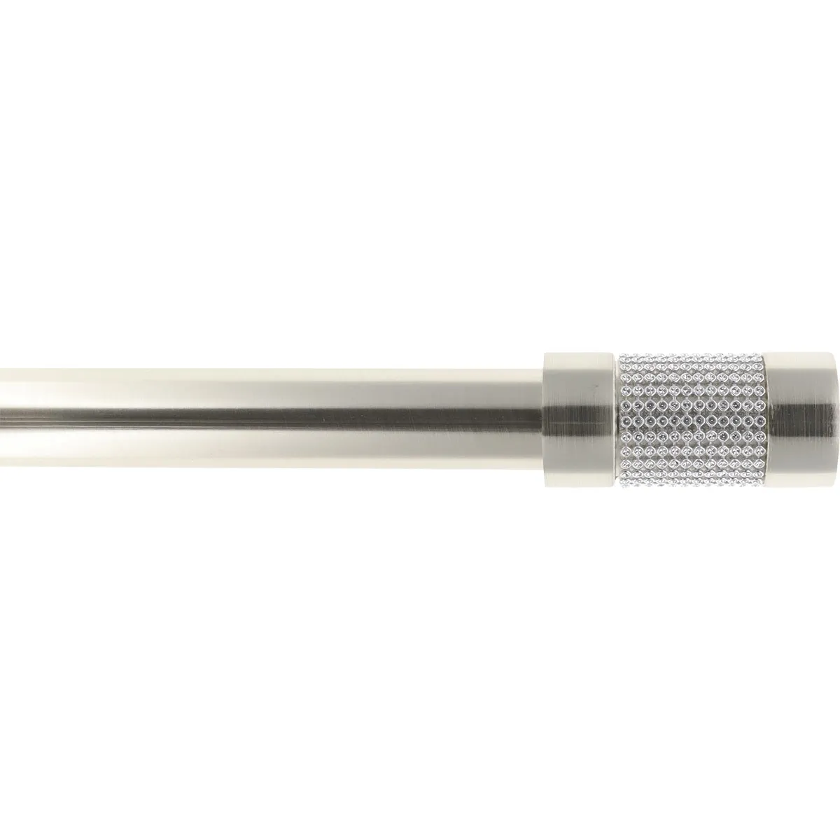 763621099 GALERIE PERDEA SIMPLA EXT 210-380 CM/FI28/PARME – ARGINTIU MATERIAL FIER FORJAT - imagine 1