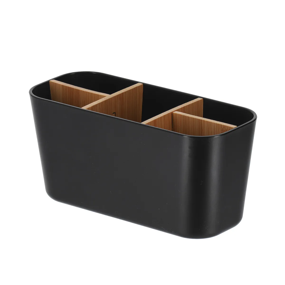 8305103 ORGANIZATOR X5 BAMBOO – NEGRU | ORGANIZATOARE BAIE - imagine 1