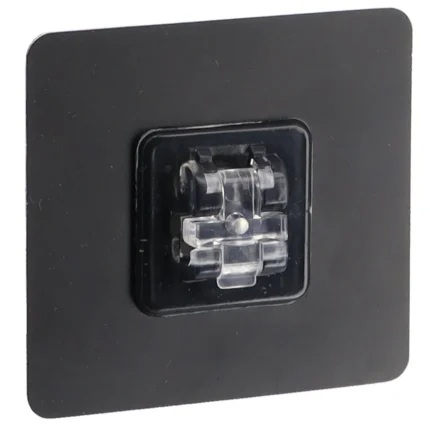 ADEZIV PVC PT ACCESORII CU FIR – NEGRU | SUPORTURI ADEZIVE BAIE