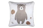 Pernă decorativă Gabin 40X40 cm, culoare natural, 100% poliester - imagine 3