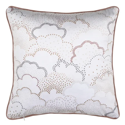 Pernă decorativă Gabin 40X40 cm, culoare alb, 100% poliester