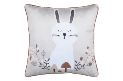 Pernă decorativă Gabin 40X40 cm, culoare alb, 100% poliester - imagine 3