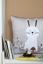 Pernă decorativă Gabin 40X40 cm, culoare alb, 100% poliester - imagine 4