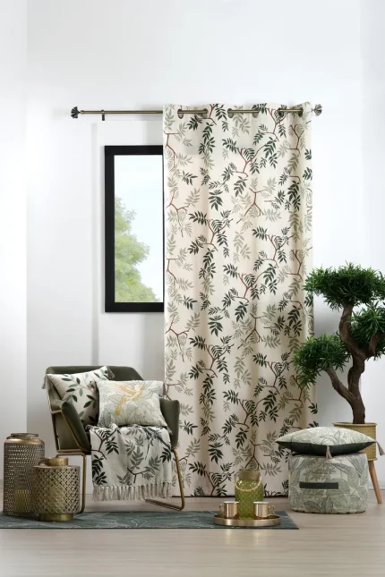 Pernă decorativă Botanys 40X40 cm, culoare multicolor, 15% in 85% bumbac - imagine 5