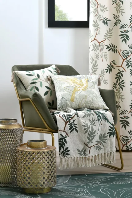 Pernă decorativă Botanys 40X40 cm, culoare multicolor, 15% in 85% bumbac - imagine 6