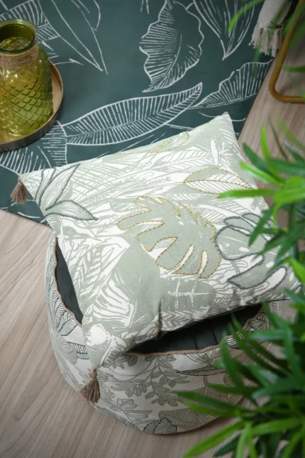 Pernă decorativă Botanys 40X40 cm, culoare multicolor, 15% in 85% bumbac - imagine 6