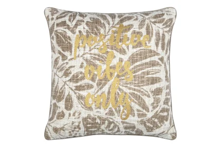 Pernă decorativă Hemera 40X40 cm, culoare greige, 100% bumbac - imagine 4