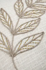 Pernă decorativă Hemera Crem/Gri 40X40 cm, culoare crem/greige, 100% bumbac