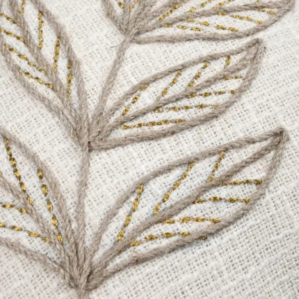 Pernă decorativă Hemera Crem/Gri 40X40 cm, culoare crem/greige, 100% bumbac