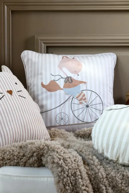 Pernă decorativă Chabichou 40X40 cm, culoare multicolor, 100% poliester - imagine 3