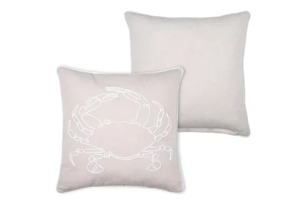 Pernă decorativă Dunes 40X40 cm, culoare natural, 45% poliester 55% bumbac - imagine 2