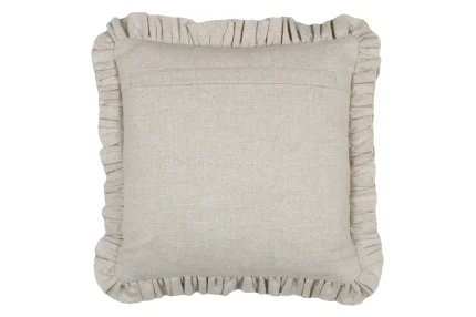 Pernă decorativă Aline 40X40 cm, culoare bej, 19% in 81% bumbac - imagine 2
