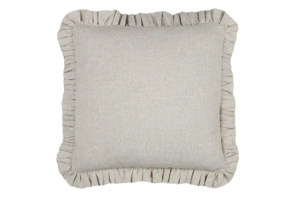 Pernă decorativă Aline 40X40 cm, culoare bej, 19% in 81% bumbac - imagine 4